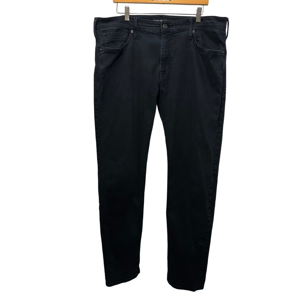Mavi Mens Black Denim Jeans Size 38 x 36